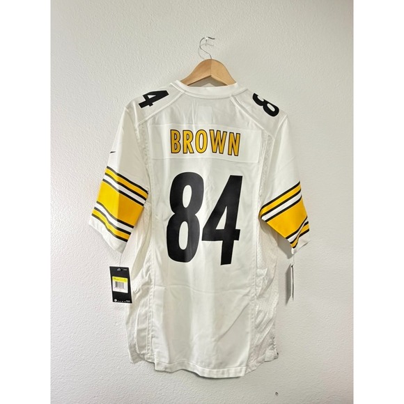 Nike Other - NWT Antonio Brown #84 Pittsburgh Steelers Nike On‎ Field Jersey Men's S White